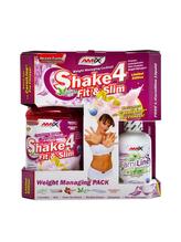 Shake 4 Fit & Slim 1000 g + Carniline 480 ml - čokoláda - čokoláda