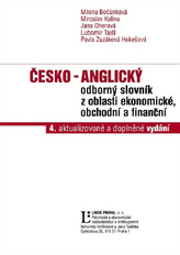 Česko - anglický odborný slovník z oblasti ekonomické, obchodní a finanční