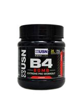 B4 bomb extreme pre workout 300 g - modrá malina