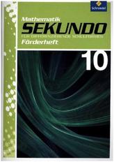 10. Schuljahr, Förderheft