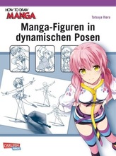 Manga-Figuren in dynamischen Posen
