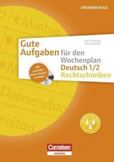 Deutsch 1/2 - Rechtschreiben, m. CD-ROM