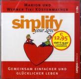 Simplify your love, 2 Audio-CDs