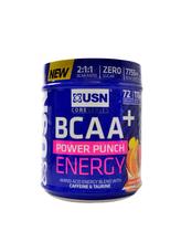 BCAA power punch energy 400 g - mango-pomeranč