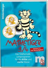 Mathetiger 3/4, 1 CD-ROM