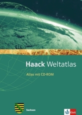 Haack Weltatlas für Sachsen, m. CD-ROM u. Arbeitsheft Kartenlesen