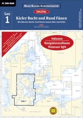 Delius Klasing-Sportbootkarten Kieler Bucht und Rund Fünen, DVD-ROM, Ausgabe 2016