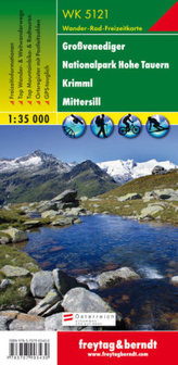 Freytag & Berndt Wander-, Rad- und Freizeitkarte Großvenediger, Nationalpark Hohe Tauern, Krimml, Mittersill