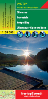 Freytag & Berndt Wander-, Rad- und Freizeitkarte Chiemsee, Traunstein, Ruhpolding, Chiemgauer Alpen und Seen