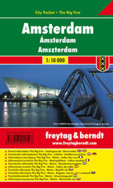 Freytag & Berndt Stadtplan Amsterdam. Amszterdam