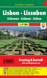 Freytag & Berndt Stadtplan Lissabon. Lisbon. Lisbonne; Lisbona; Lisboa