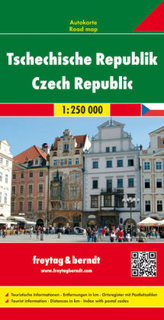 Freytag & Berndt Autokarte Tschechische Republik 1 : 250.000. Ceska republika. Tsjechische Republiek. Czech Republic. République