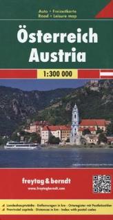 Freytag & Berndt Autokarte Österreich. Austria