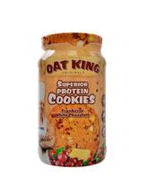 Oat king superior protein cookies 500 g - brusinky-bílá čokoláda