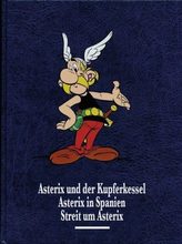 Asterix und der Kupferkessel. Asterix in Spanien. Streit um Asterix