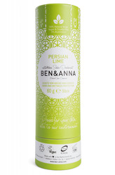 Ben & Anna Tuhý deodorant BIO (60 g) - Perská limetka - nezanechává lepivý pocit v podpaží