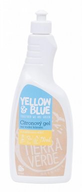 Yellow&Blue Citronový gel na vodní kámen (750 ml) - s citronovou silicí