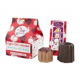 Lamazuna 100% čokoládová zero waste dárková sada - limitovaná edice - tuhý čokoládový šampon a kakaové máslo