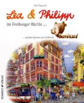 Lea & Philipp im Freiburger Bächle auf den Spuren von Großvater Bernhard