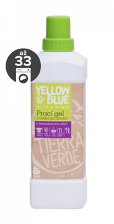 Yellow&Blue Prací gel s levandulí (1 l) - z bio mýdlových ořechů
