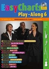 Easy Charts Play-Along, für Bb/Eb/C-Instrument, m. Audio-CD. Bd.6