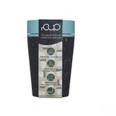 rCUP (340ml) - černá/tyrkysová - z jednorázových papírových kelímků