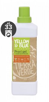 Yellow&Blue Prací gel s pomerančem (1 l) - z bio mýdlových ořechů