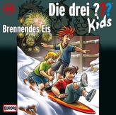 Die drei Fragezeichen-Kids - Brennendes Eis, Audio-CD