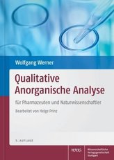 Qualitative anorganische Analyse für Pharmazeuten und Naturwissenschaftler
