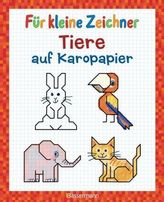 Für kleine Zeichner - Tiere auf Karopapier