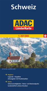 ADAC Karte Schweiz