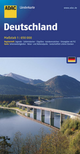 ADAC Karte Deutschland, 1 : 650.000