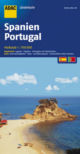 ADAC Karte Spanien, Portugal