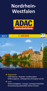 ADAC Karte Nordrhein-Westfalen