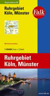 Falk Plan Ruhrgebiet, Köln, Münster