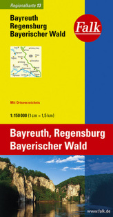 Falk Plan Bayreuth, Regensburg, Bayerischer Wald