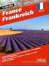 Hallwag Atlas Frankreich. Hallwag Atlas France