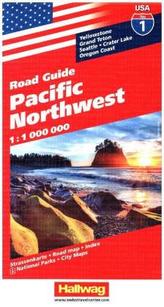 Hallwag USA Road Guide Pacific Northwest