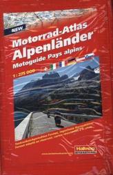 Motorrad-Atlas Alpenländer. Motoguide Pays alpins