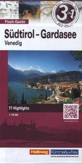 Hallwag Flash Guide Südtirol, Gardasee, Venedig