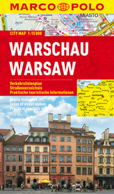 MARCO POLO Cityplan Warschau 1:15 000. Warsaw