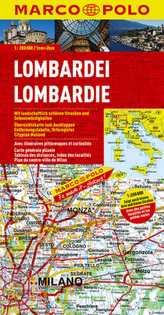 Marco Polo Karte Lombardei. Lombardie. Lombardia; Lombardy