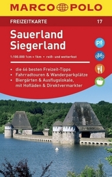MARCO POLO Freizeitkarte Sauerland, Siegerland 1:100 000