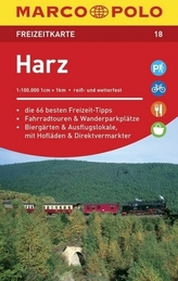 MARCO POLO Freizeitkarte Harz 1:100 000