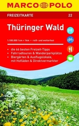 MARCO POLO Freizeitkarte Thüringer Wald 1:100 000
