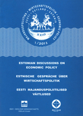 Estnische Gespräche über Wirtschaftspolitik. Estonian Discussions on Economic Policy. Eesti Majanduspoliitilised Väitlused. Bd.1