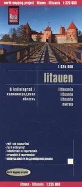 World Mapping Project Litauen und Kaliningrad. Lithuania & Kaliningrad. Lithuanie & Kaliningrad; Lituania & Kaliningrad