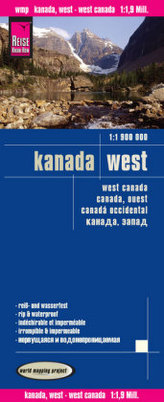 World Mapping Project Reise Know-How Landkarte Kanada West (1:1.900.000). West Canada. Canada ouest. Canadá occidental