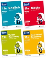  Bond 11+: English, Maths, Non-verbal Reasoning, Verbal Reasoning: 10 Minute Tests