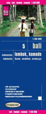 World Mapping Project Reise Know-How Landkarte Bali, Lombok, Komodo (1:150.000) - Indonesien 5